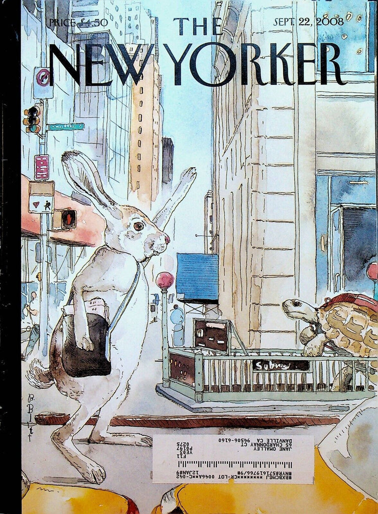 New Yorker Magazine September 22 2008 Barry Blitt Babar the Elephant Spike Lee