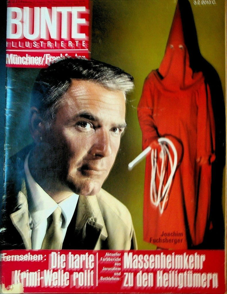 Bunte Illustrierte Magazine August 9 1967 Joachim Fuchsberger Pope Paul VI