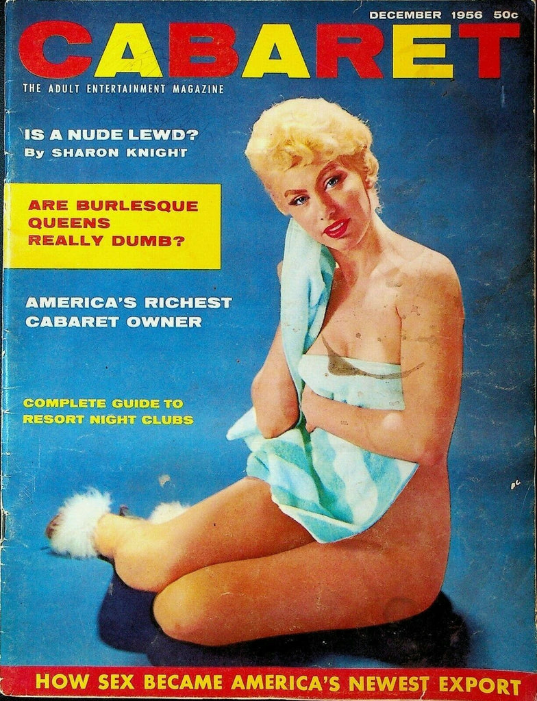 Cabaret Magazine December 1956 Sharon Knight Eartha Kitt Leslee Lynn Pinup