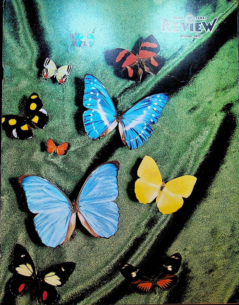 Panama Canal Review Spring 1973 Origami Butterflies The Pollera