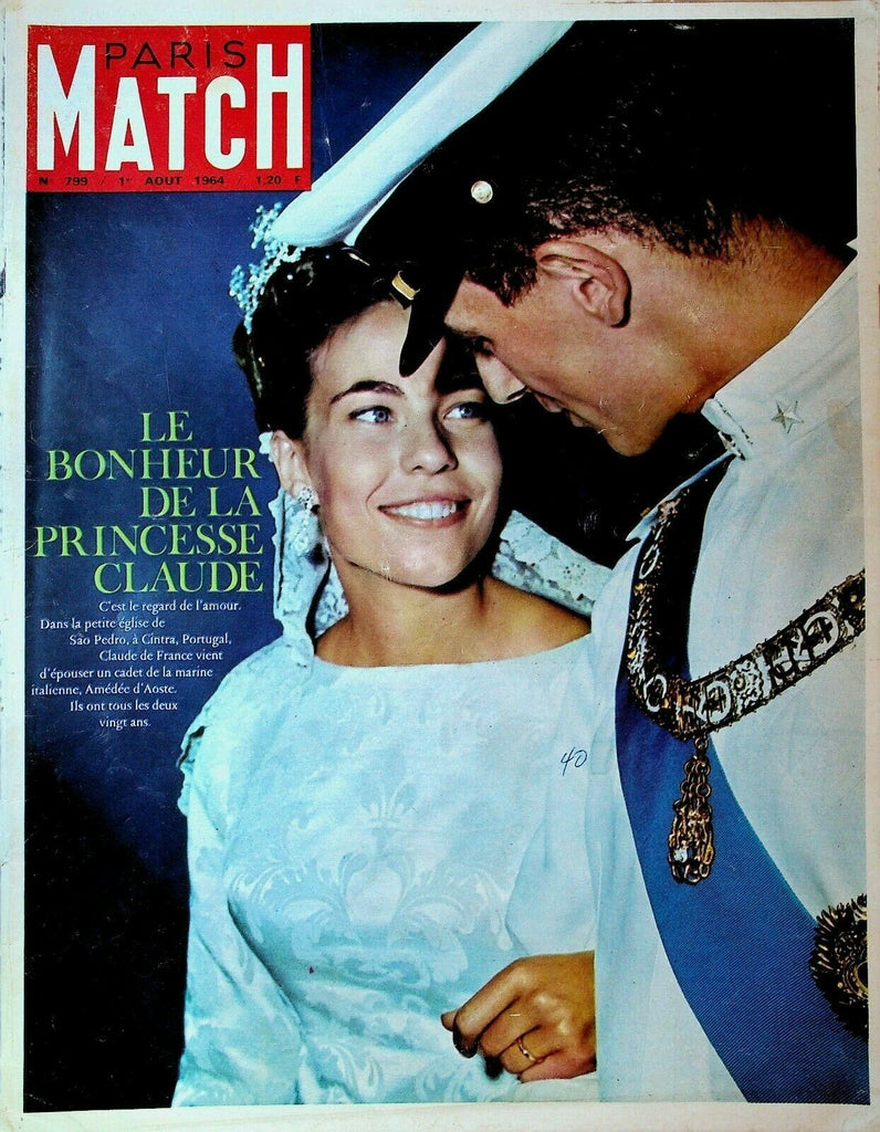 Paris Match August 1 1964 Harlem Riots Pierre Darmon Princess Claude