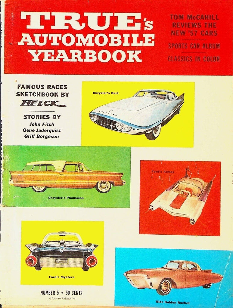 True's Automobile Yearbook #5 1957 Peter Helck Drag Racing Carl Kiekhaefer