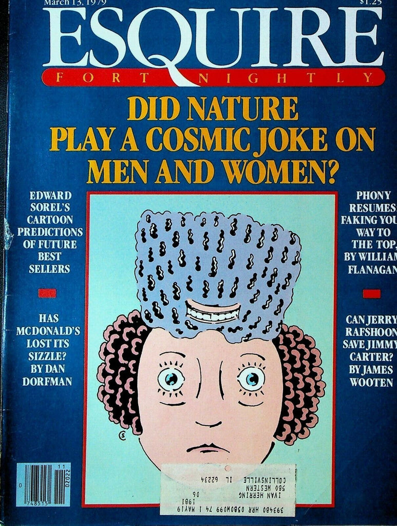 Esquire Magazine March 13 1979 Albert Einstein McDonald's Benjamin Sonnenberg