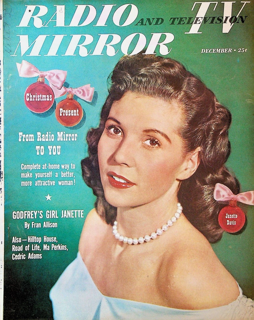 Radio & Television Mirror December 1950 Janette Davis Carol Douglas