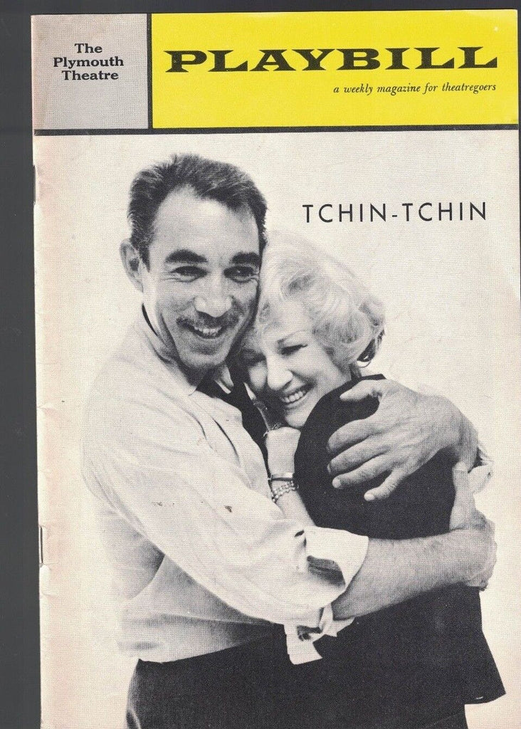 Tchin-Tchin Playbill ANTHONY QUINN November 19 1962 Charles Grodin