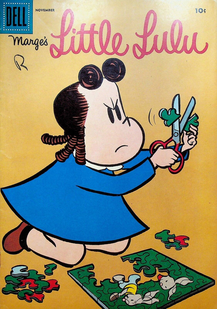 Marge's Little Lulu 101 Dell Comics 1956 Puzzle Scissors