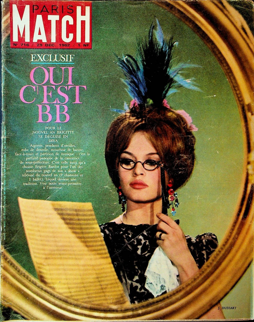 Paris Match December 29 1962 Brigitte Bardot Bluebell Girls