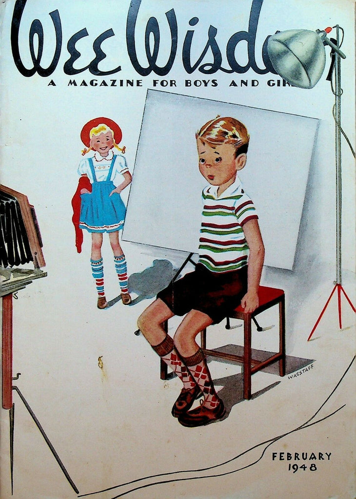 Wee Wisdom Magazine February 1948 Picture Taking Dorothy Wagstaff Lawrent Lee