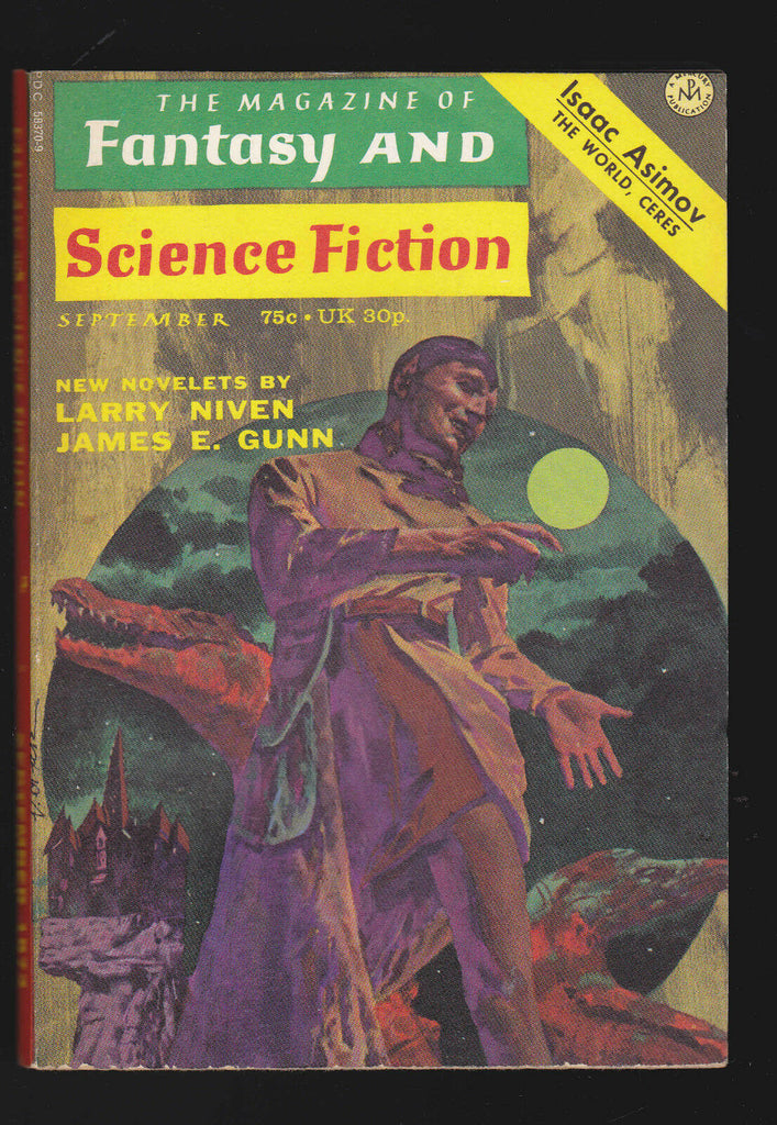 Magazine of Fantasy & Science Fiction September 1972  Larry Niven James E Gunn