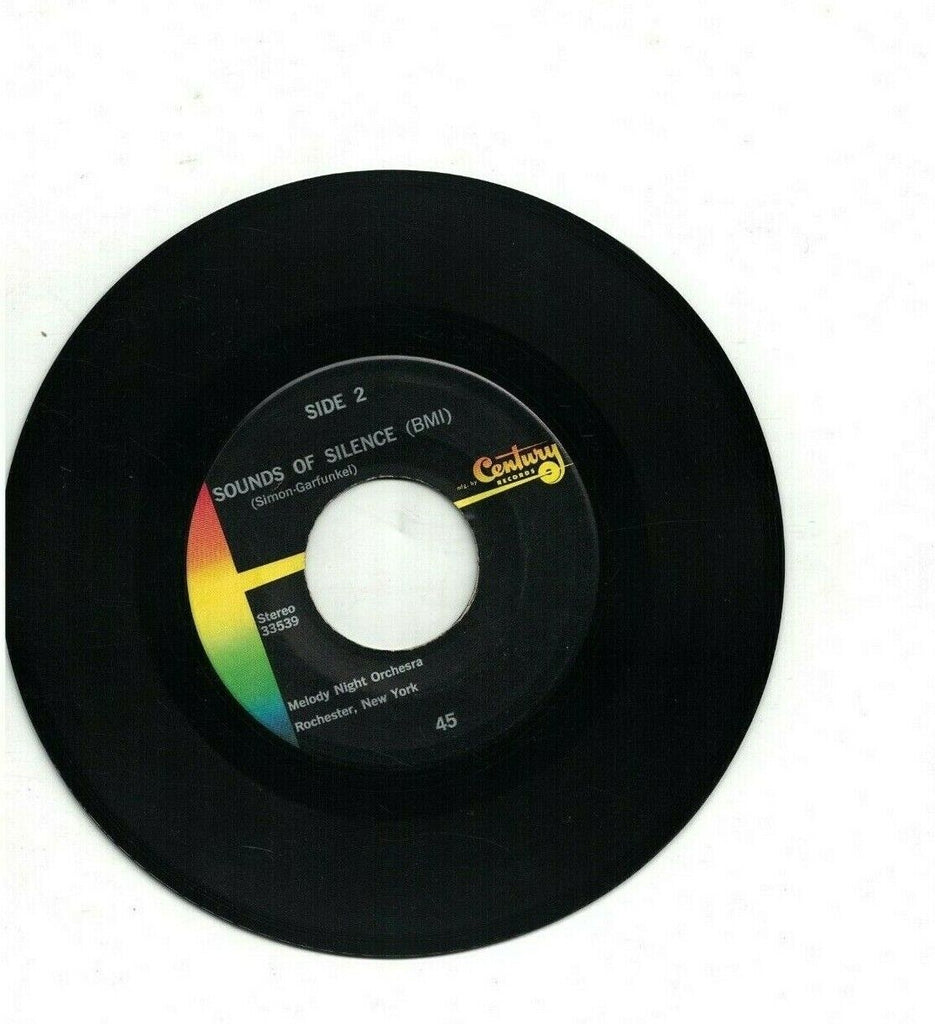 Sounds of Silence & OJ Marichko 45 Record Melody Night Orchestra Rochester NY