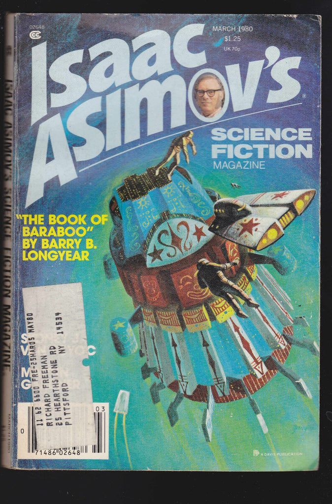 Isaac Asimov's Science Fiction Magazine March 1980 Barry B Longyear