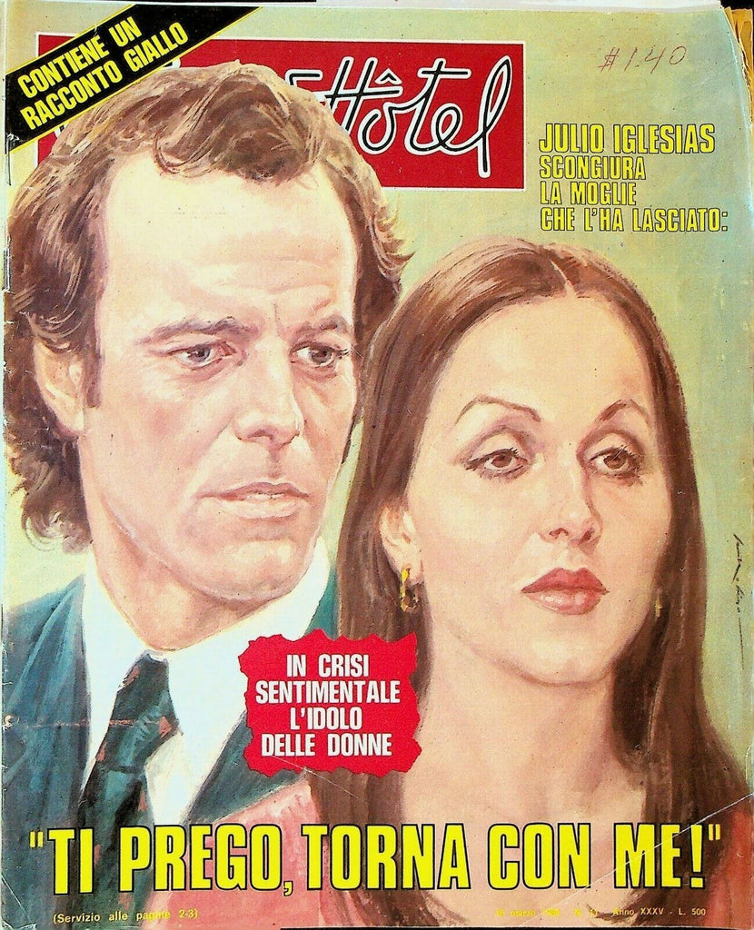Grand Hotel Magazine March 16 1980 Julio Iglesias John Wayne Don Backy