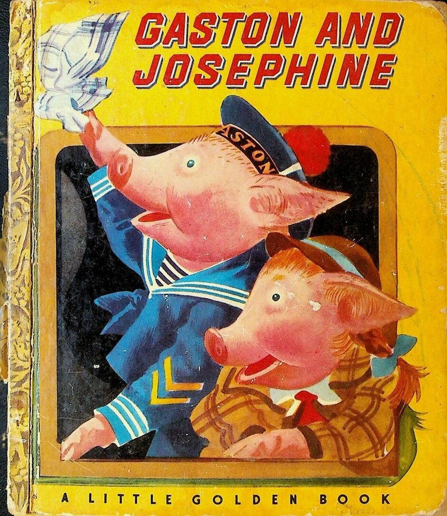 Gaston & Josephine Little Golden Book #65 Georges Duplaix Fedor Rojankovsky 2nd