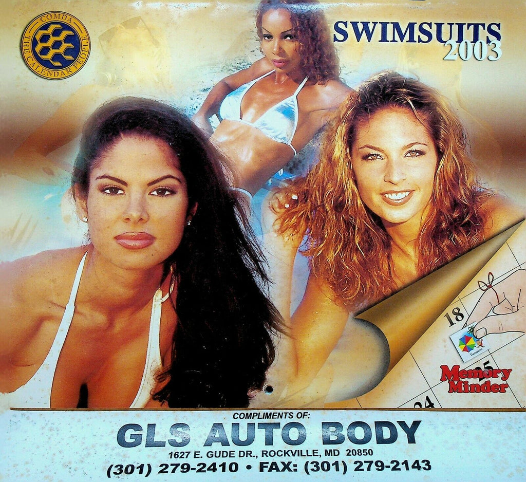 Swimsuits 2003 Calendar Pinups GLS Auto Body Rockville Md