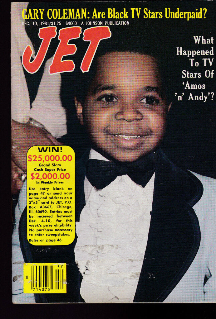 Jet Magazine Gary Coleman Amos & Andy  December 10 1981 Free USA S/H