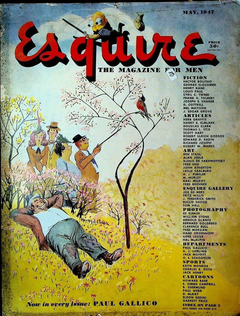 Esquire Magazine May 1947 Edith Houghton Kay Arthur Teresa Wright Louis Paul