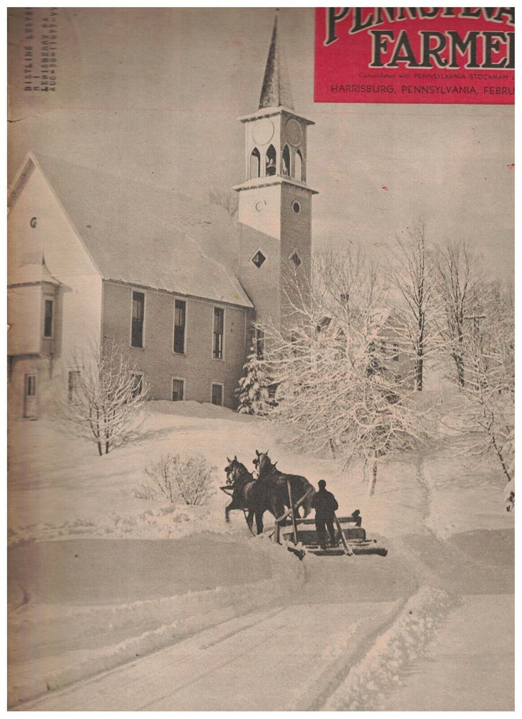 Pennsylvania Farmer Magazine February 8 1947 Abraham Lincoln at Gettysburg
