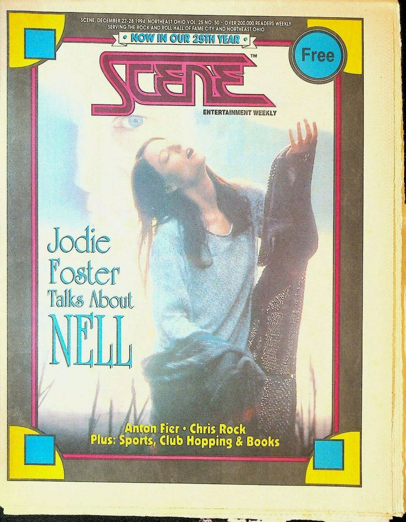 Cleveland Scene Magazine December 22 1994 Jodie Foster Chris Rock