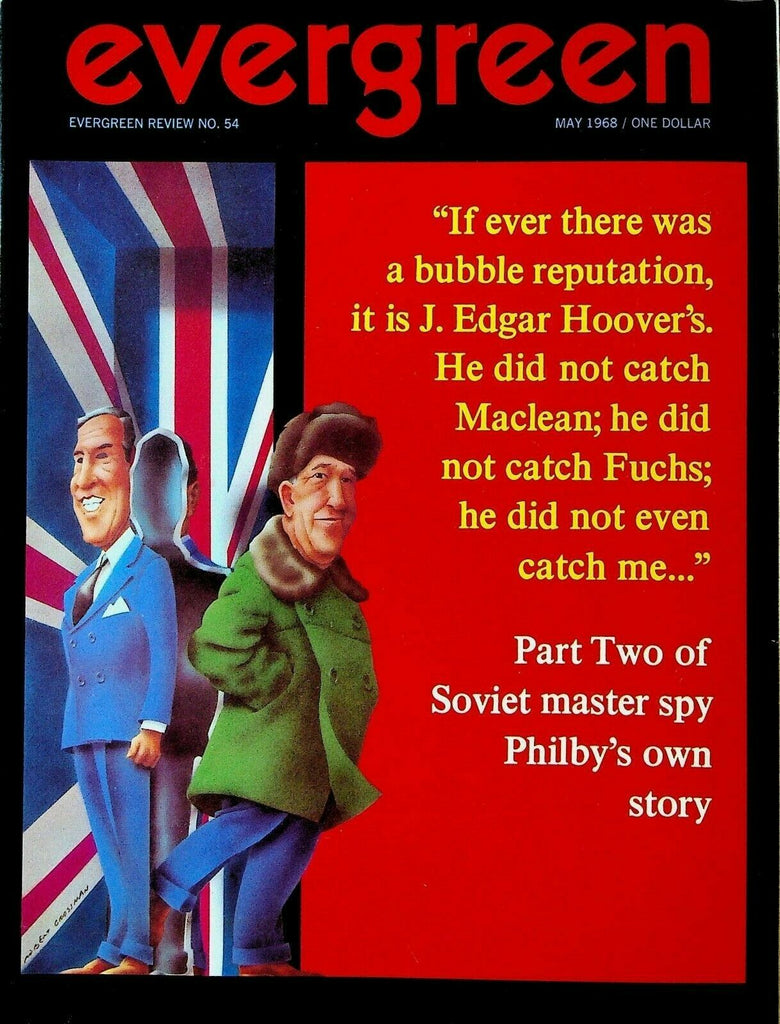 Evergreen Review 54 May 1968 Kim Philby Russian Spy Edward Albee Nat Hentoff