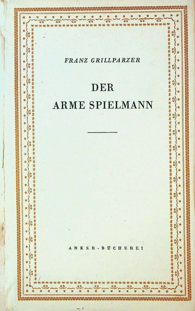 Der Arme Spielmann SC Book 1949 Franz Grillparzer