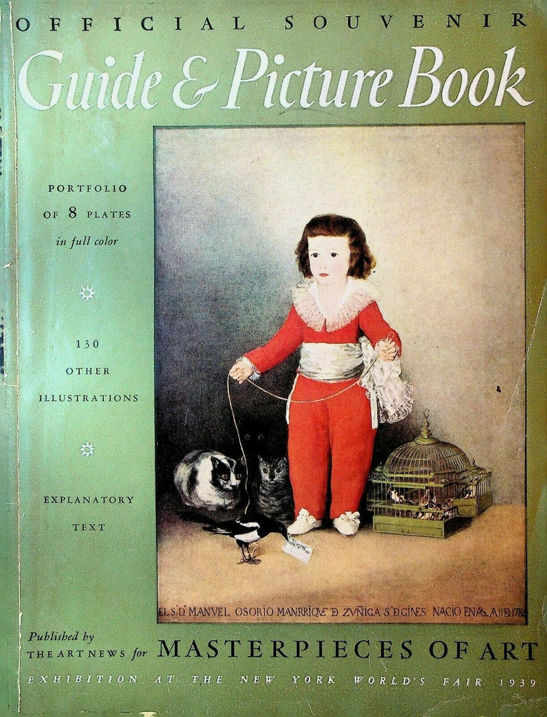 Official Souvenir Guide & Picture Book New York World's Fair 1939 Art