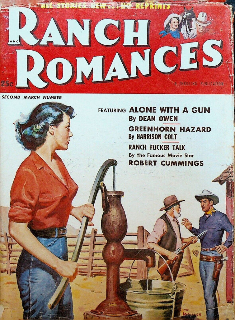 Ranch Romances Pulp 2nd March 1953 Jan Stirling Barbara Ruick Harrison Colt