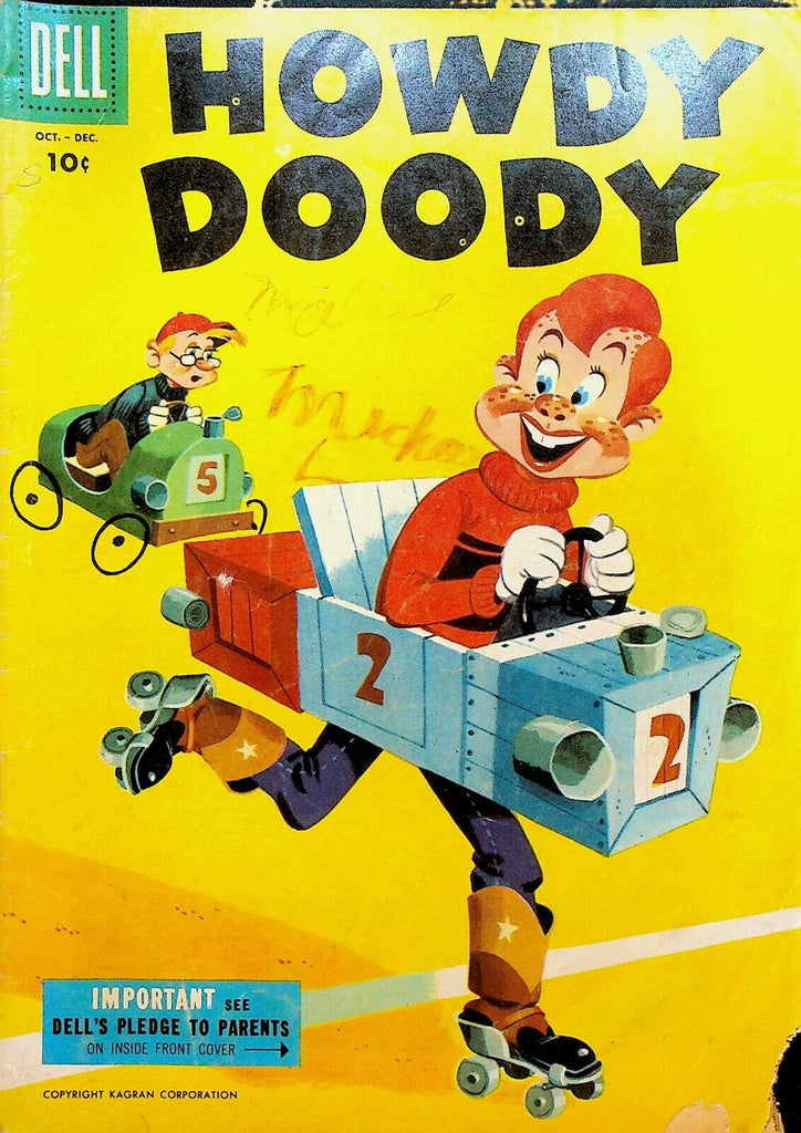 Howdy Doody 35 Dell Comics 1955 Soap Box Derby Cars