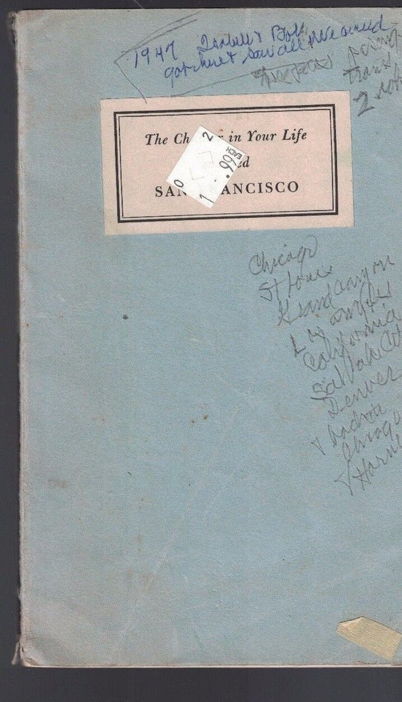 The Chapter in your Life entitled San Francisco (1947) SC Booklet