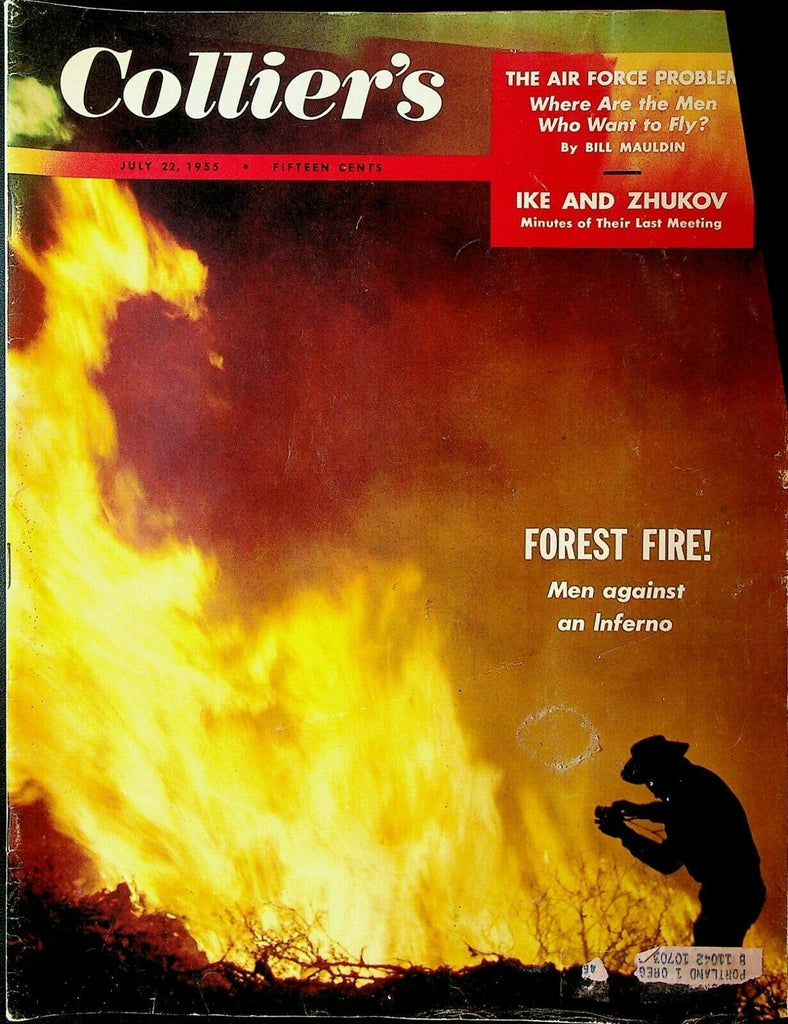 Collier's Magazine July 22 1955 Warren Spahn Marilyn Monroe Ernest Borgnine