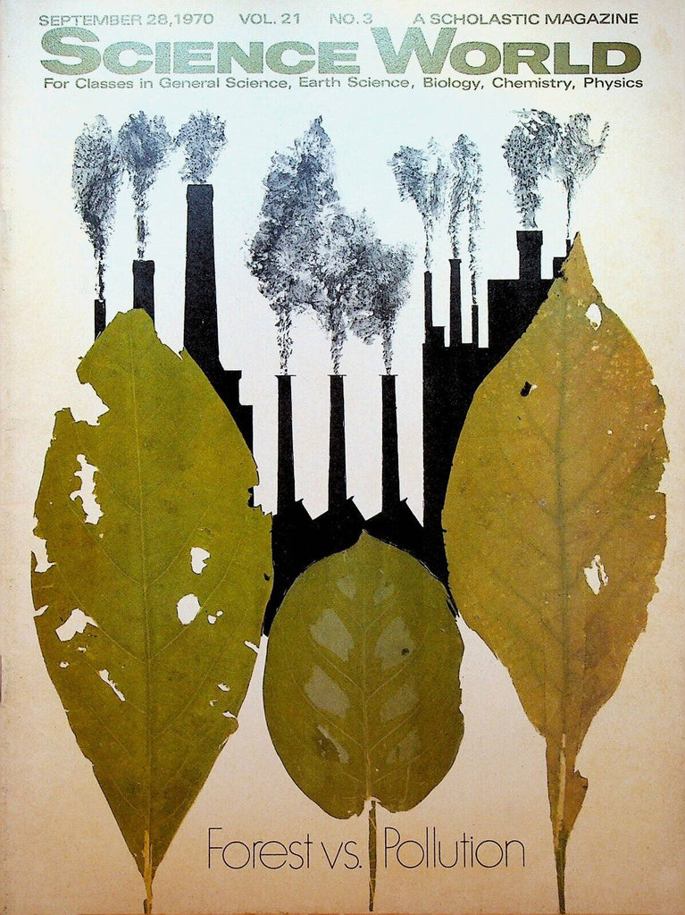 Science World September 28 1970 Philip B Stanton Thunderstorms Pollution