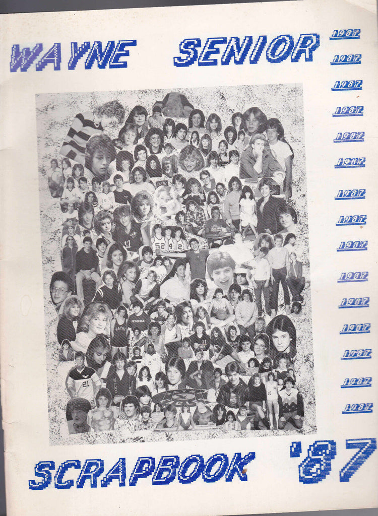 Wayne County NY Senior Scrapbook 1987 Middle School