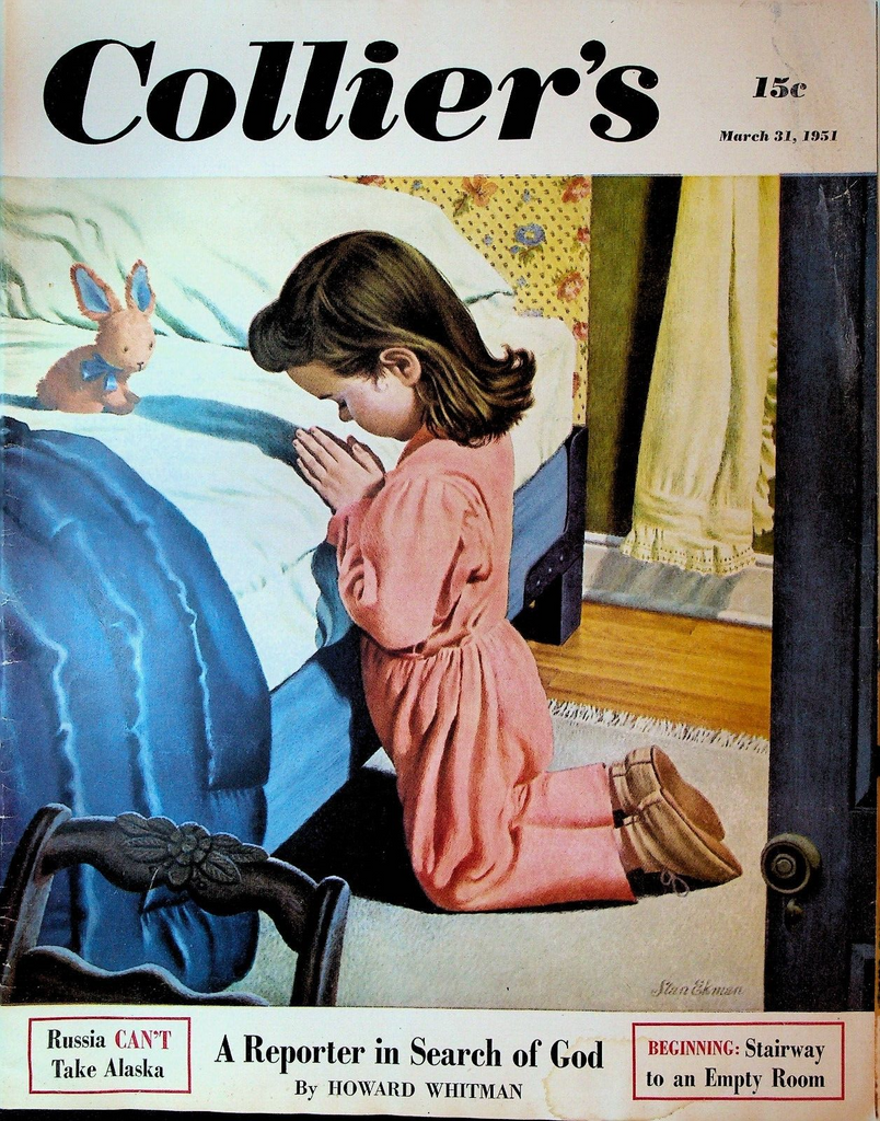 Collier's Magazine March 31 1952 Erle Stanley Gardner Marion Ladewig Stan Ekman