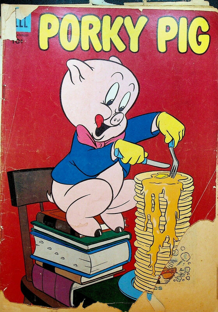 Porky Pig 41 Dell Comics 1955 Pancakes Syrup