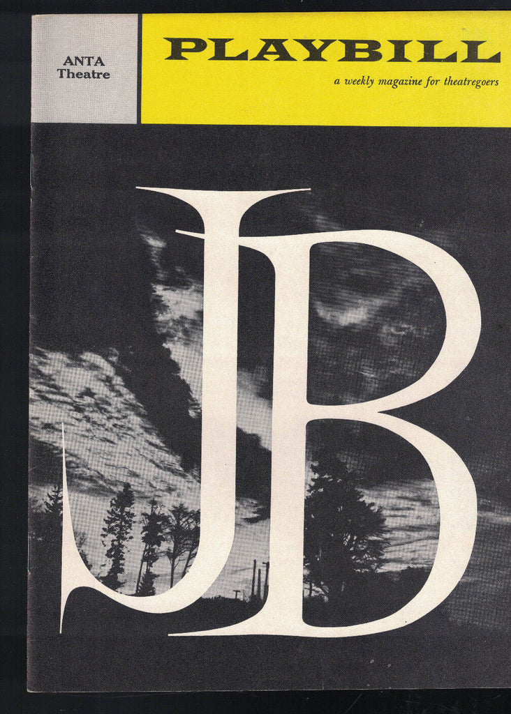 JB Playbill December 29 1958 Raymond Massey Pat Hingle Nan Martin