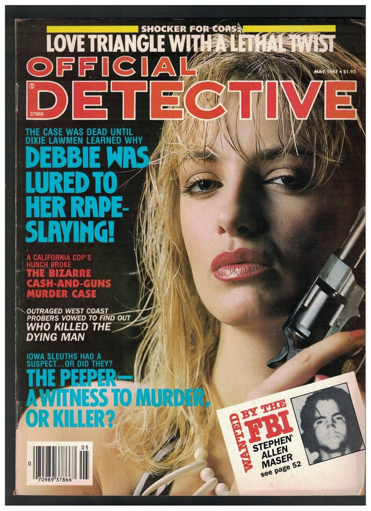 Official Detective Magazine May 1987 Stephen Allen Maser Giovanni Mascara