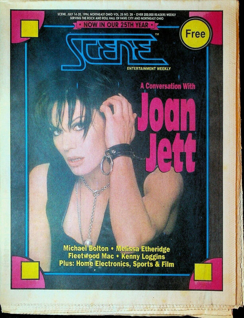 Cleveland Scene Magazine July 14 1994 Joan Jett Melissa Etheridge Fleetwood Mac