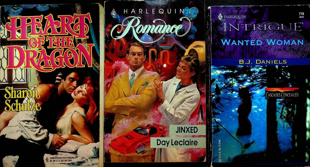Romance Paperback Lot of 6 With Harlequin