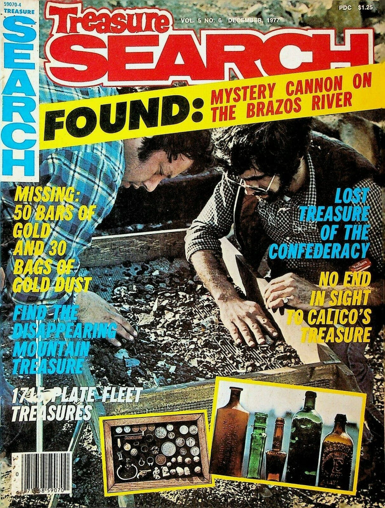 Treasure Search Magazine December 1977 Confederate Gold Sierra Estrella