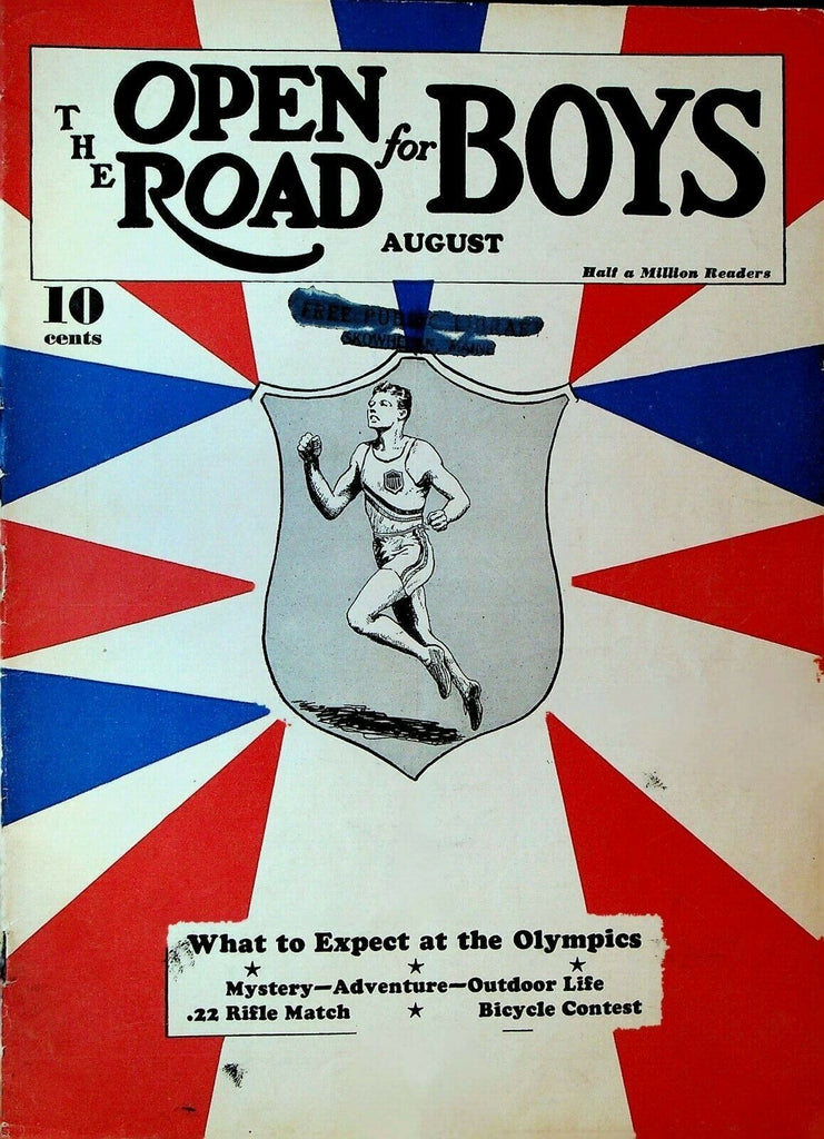 Open Road for Boys August 1936 Olympics Charles Lindbergh Henry Ford