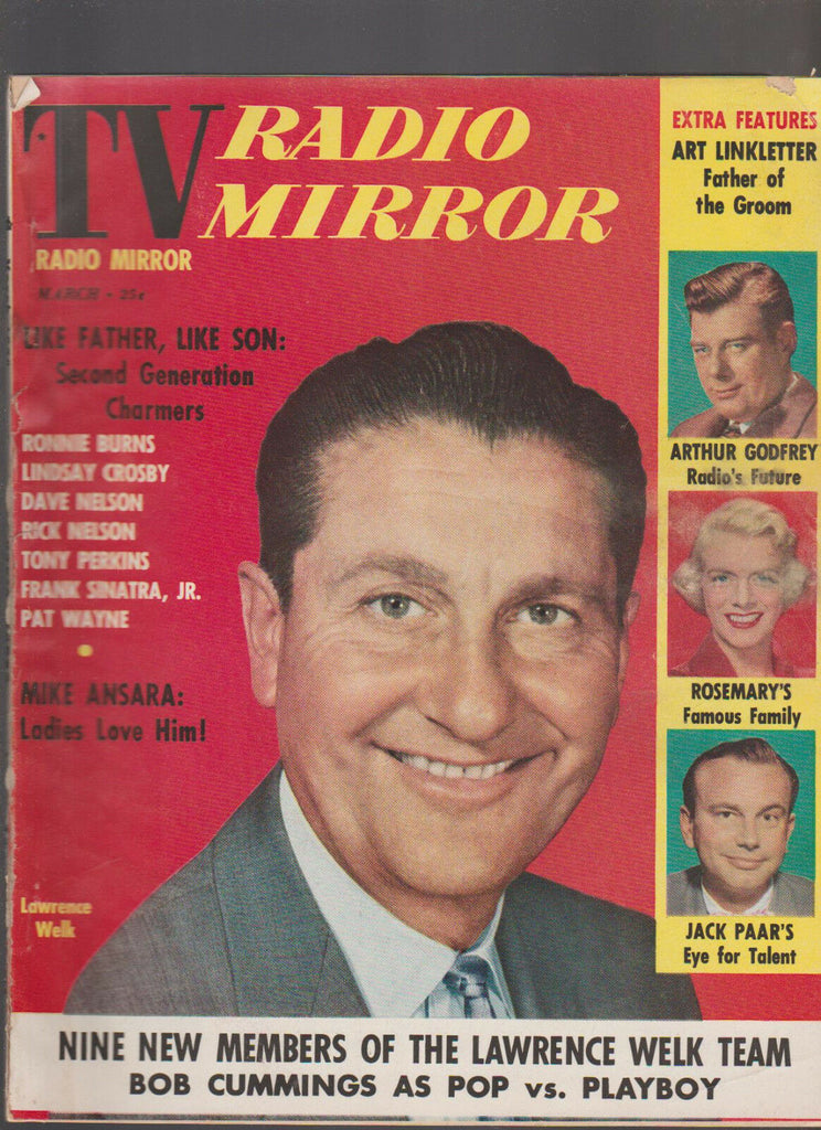 TV Radio Mirror March 1958 Lawrence Welk Arthur Godfrey Jack Paar