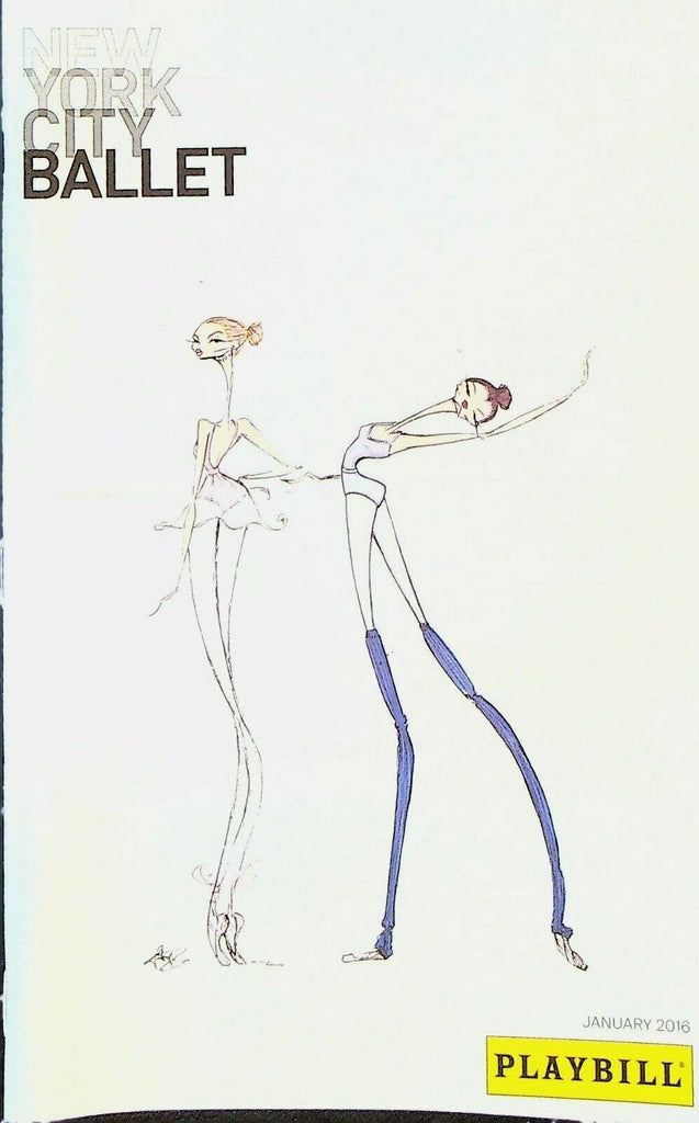 New York City Ballet Playbill January 2016 Glass Pieces Liebeslieder Walzer