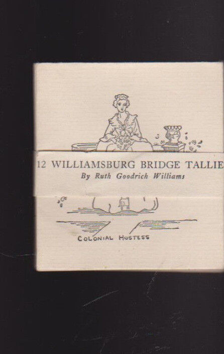 Williamsburg Bridge Tallies Set of 12 by Ruth Goodrich Williams