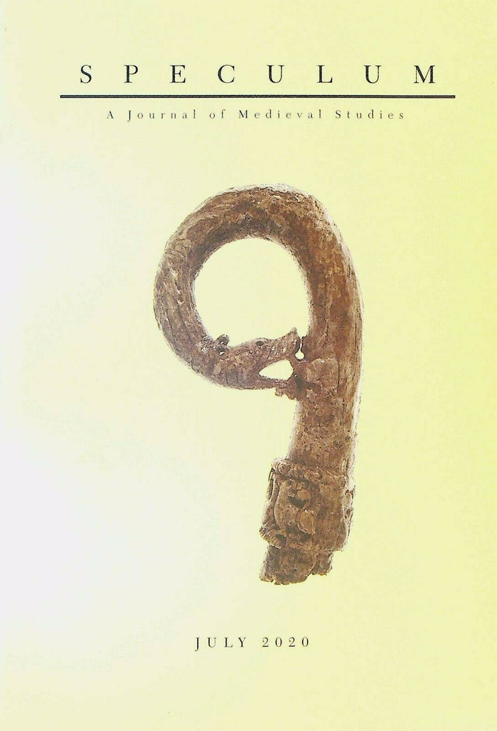 Speculum Journal of Medieval Studies July 2020 Jacquerie Revolt Iceland Petrarch