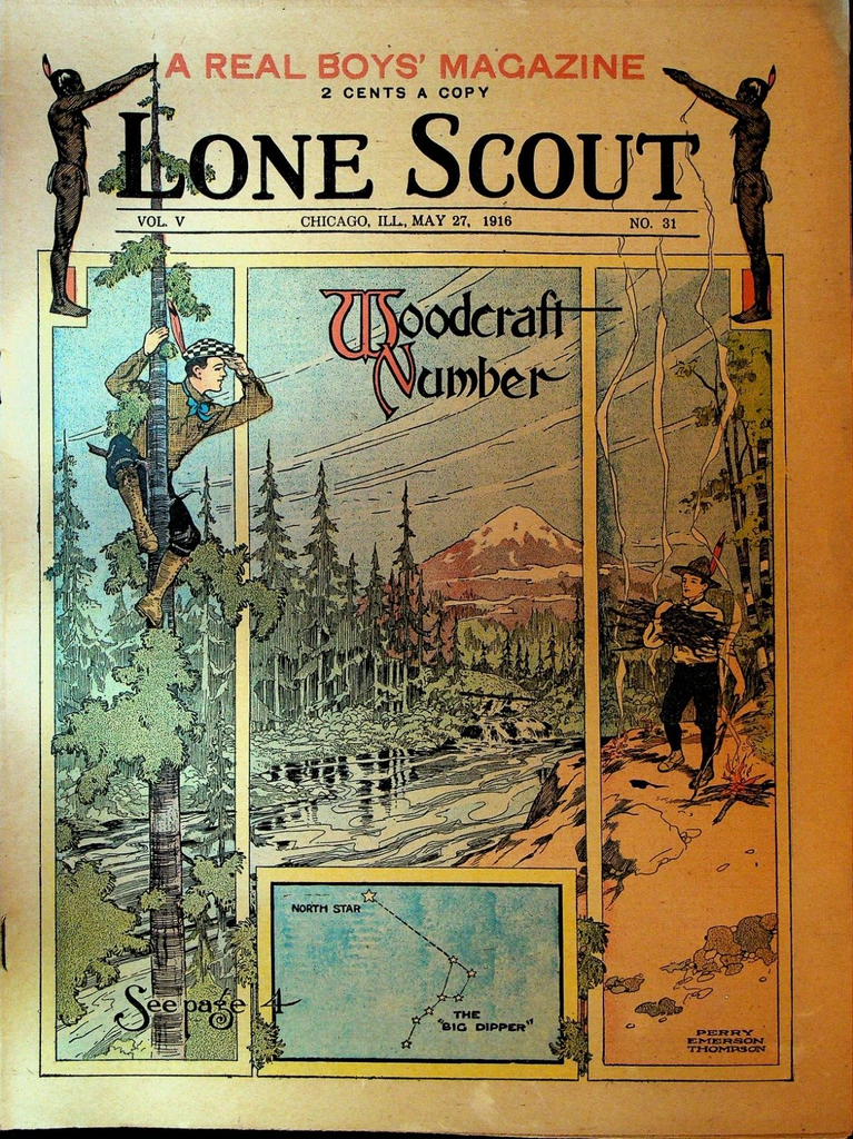 Lone Scout Magazine May 27 1916 Scouting Bobolink Hawaii Puerto Rico