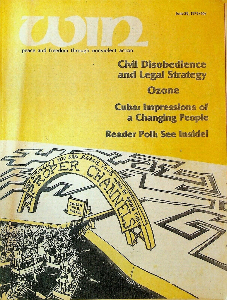 Win Magazine June 28 1979 Civil Disobedience & Legal Strategy