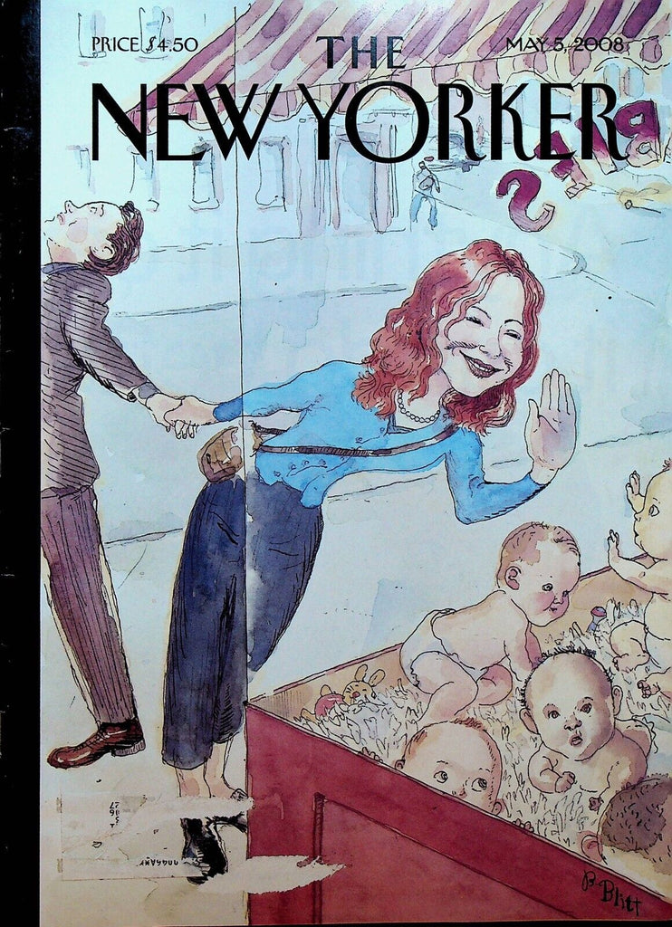 New Yorker Magazine May 5 2008 Barry Blitt Mark Rylance Annie Proulx