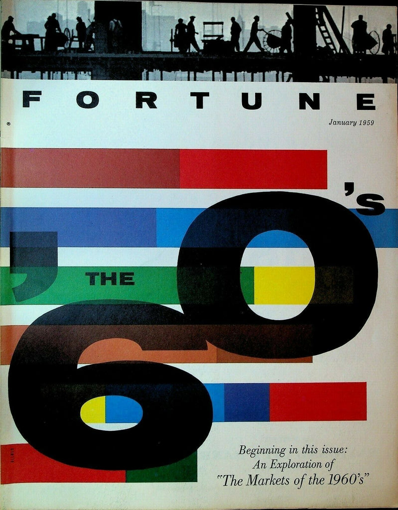 Fortune Magazine January 1959 Howard Hughes Charles Perelle Ezra Benson