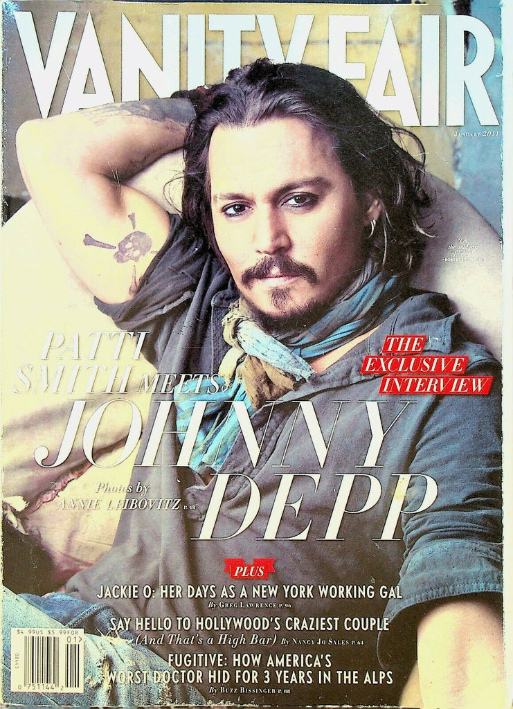 Vanity Fair January 2011 Johnny Depp Jackie Onassis Randy Quaid Bruce Weber