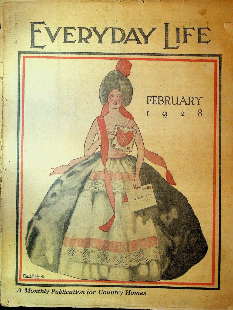 Everyday Life Magazine February 1928 Flo M Seiberd Country Homemaking