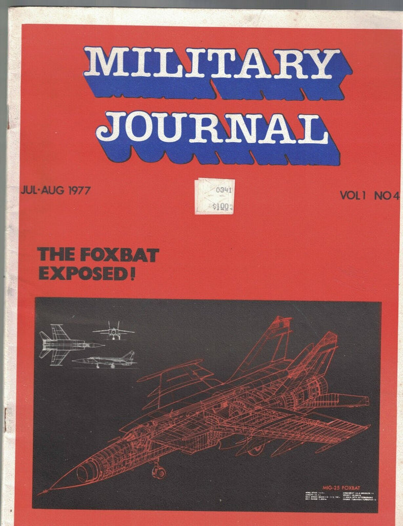 Military Journal #4 July 1977 Foxbat Soviet Rocket Artillery 391 BG Denmark